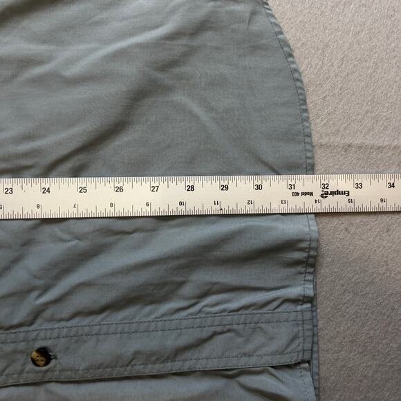 LL Bean Fishing Shirt Mens XL Button Up Blue Camping Sportswear Hiking Outdoors - Picture 6 of 8